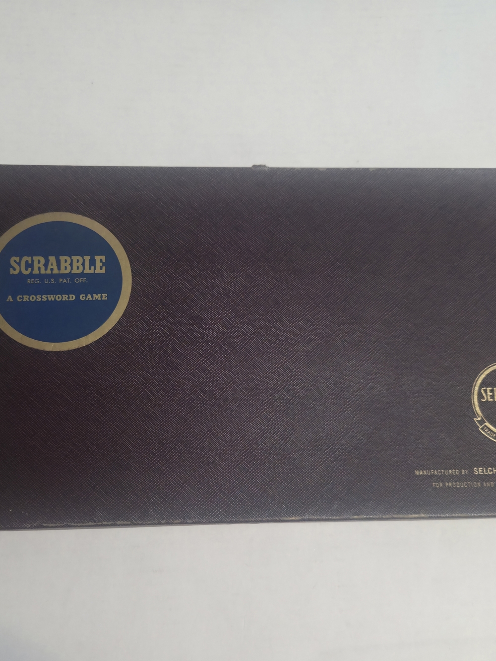 Scrabble Vintage 1953 Crossword Game Complete